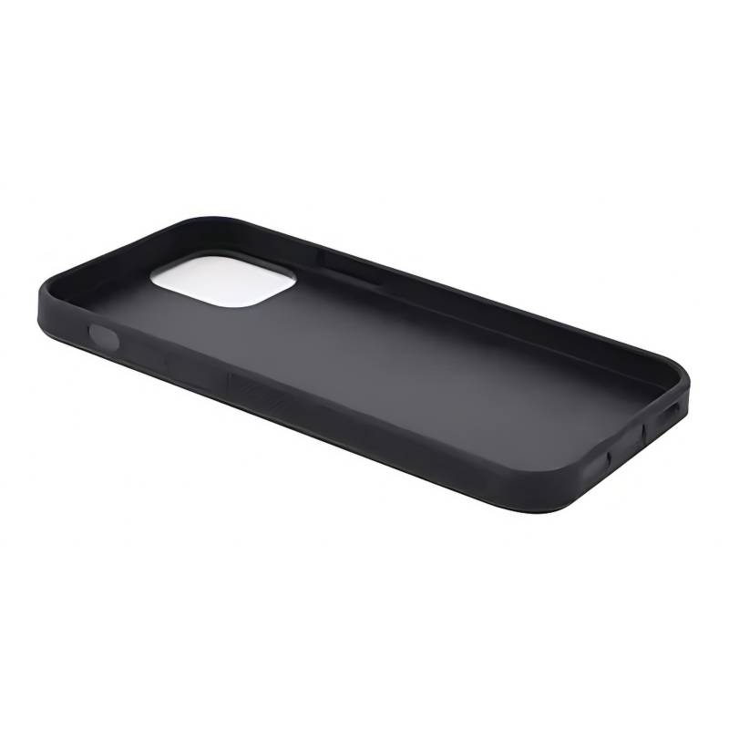 Funda Huawei P30, Silicón Negro Con Diseño