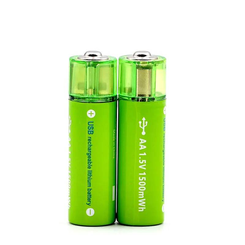  Baterías AA – Baterías de litio recargables por USB