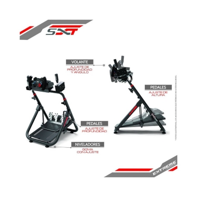 EXTREME SIMRACING Soporte para volante gamer sxt v2 para pc consola