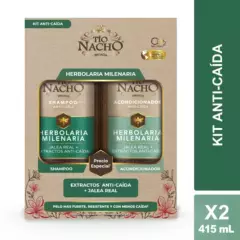 TIO NACHO - Pack Shampoo Tío Nacho Herbolaria + Acondicionador 415 ML