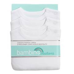 BAMBINO - 3 Pack Body Blanco Unisex