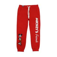 DISNEY - Pantalon de Buzo Niño Mickey Unbreak Rojo Disney