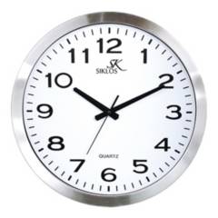 GENERICO - Reloj Pared Metal Siklos Gc1401 35 cm Silencioso