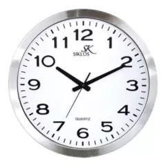 GENERICO - Reloj Pared Metal Siklos Gc1201 30 cm Silencioso