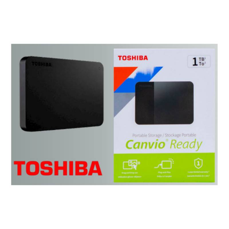 TOSHIBA - DISCO DURO EXTERNO HDD 1TB