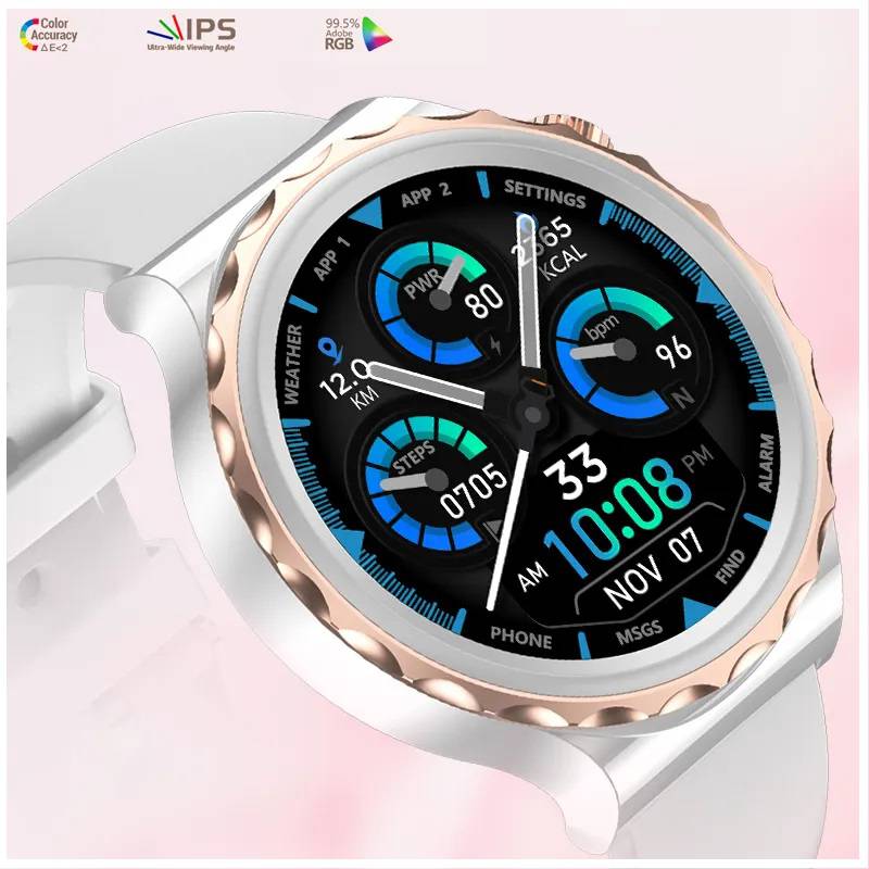 GENERICO - Reloj Inteligente Smartwatch Bluetooth Elegante Mujer 360X360 D3PRO