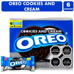 OREO - Oreo Cookies And Cream - Galletas (Pack Con 6 Unidades)