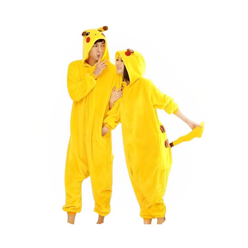Enterito Disfraz Diseño Pikachu Para Niños Y Adultos |