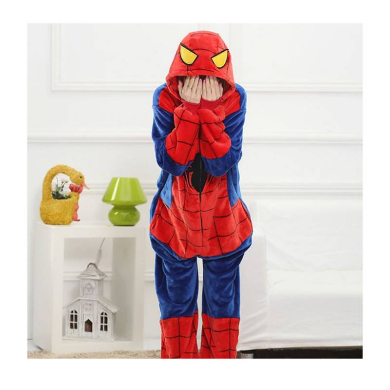 GENERICO Pijama Enterito Disfraz Spiderman Para Niños Y Adultos