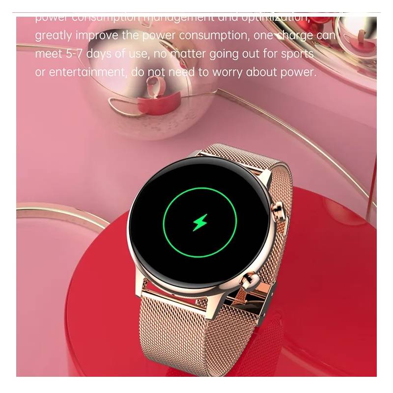 Reloj Inteligente Bluetooth de Mujer y Hombre Impermeable para