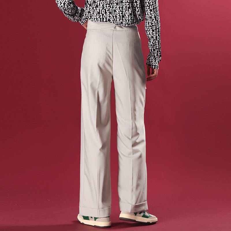 ZANZEA Pantalones de lino y algodón para hombre holgados tallas grandes.