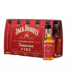 JACK DANIELS - Pack 10 Miniaturas Jack Daniels Fire 50 ml