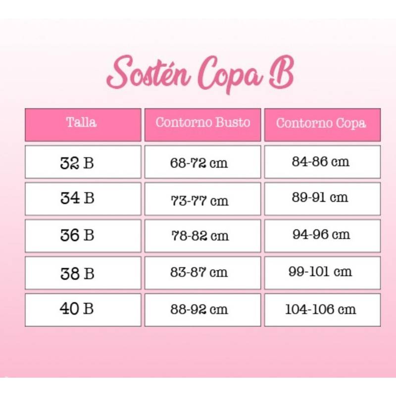 BRASIER COPA B EN ENCAJE LILIPINK