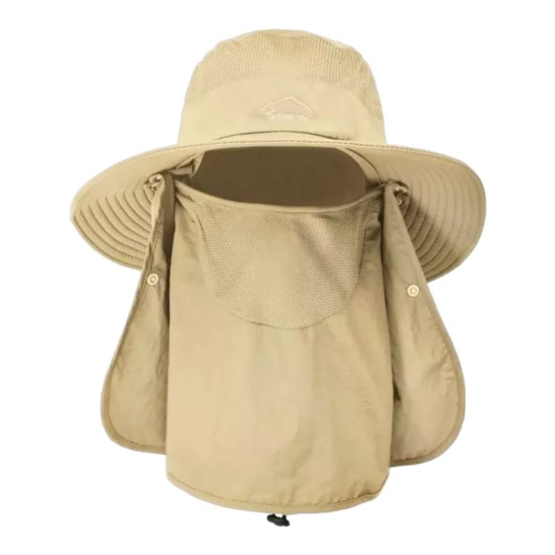 Sombrero Para El Sol Para Hombre y Mujer Proteccion Solar Ala Ancha De Azul