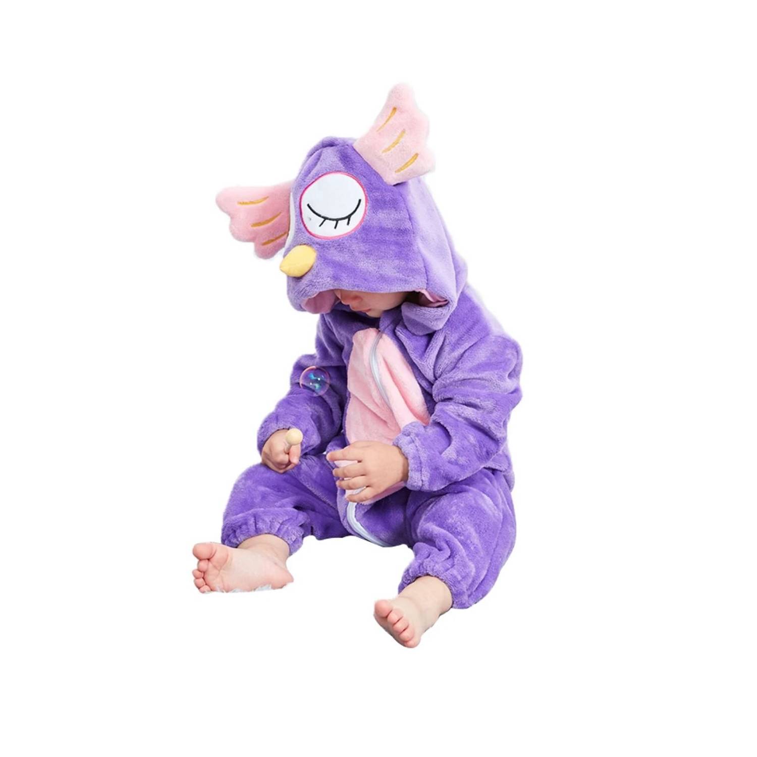 Pijama Disfraz Enteritos Para Bebe Animales Kigurumi Buho falabella.com