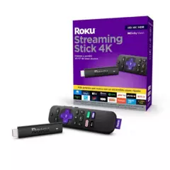 ROKU - Roku Streaming Stick 4K incluye Control por Voz