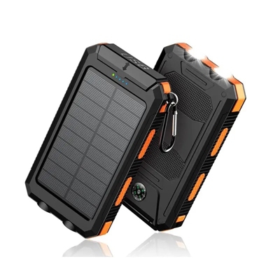 Cargador Power Bank Panel Solar 20000mah A Prueba De Agua