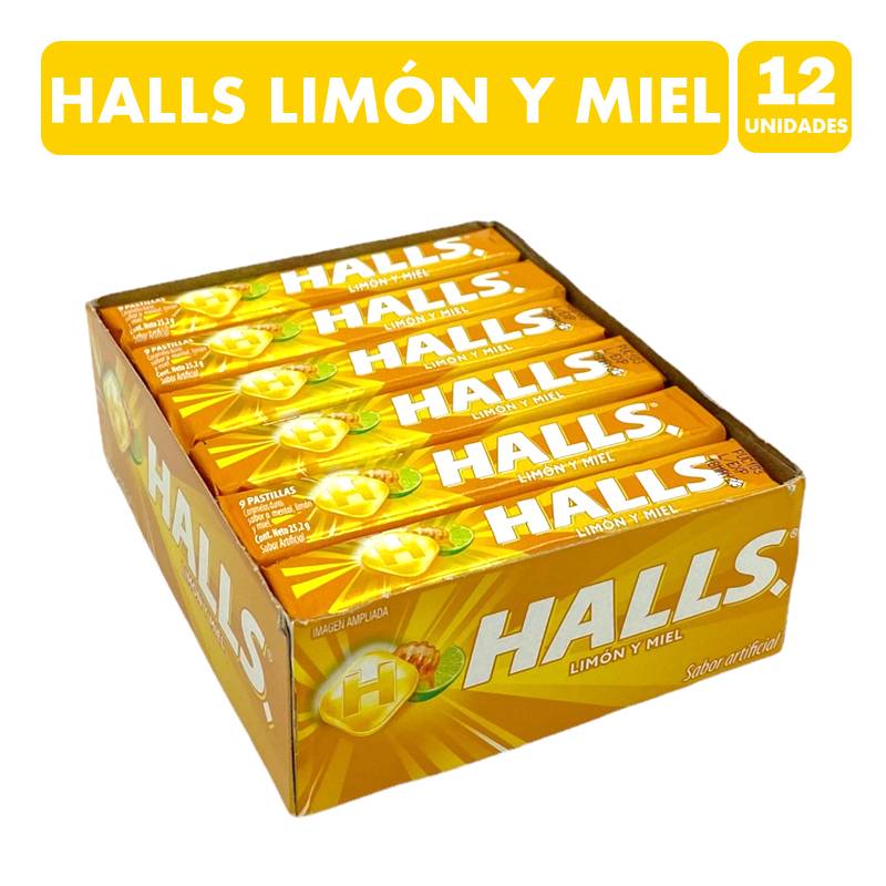 Halls Miel-Limon 12pc