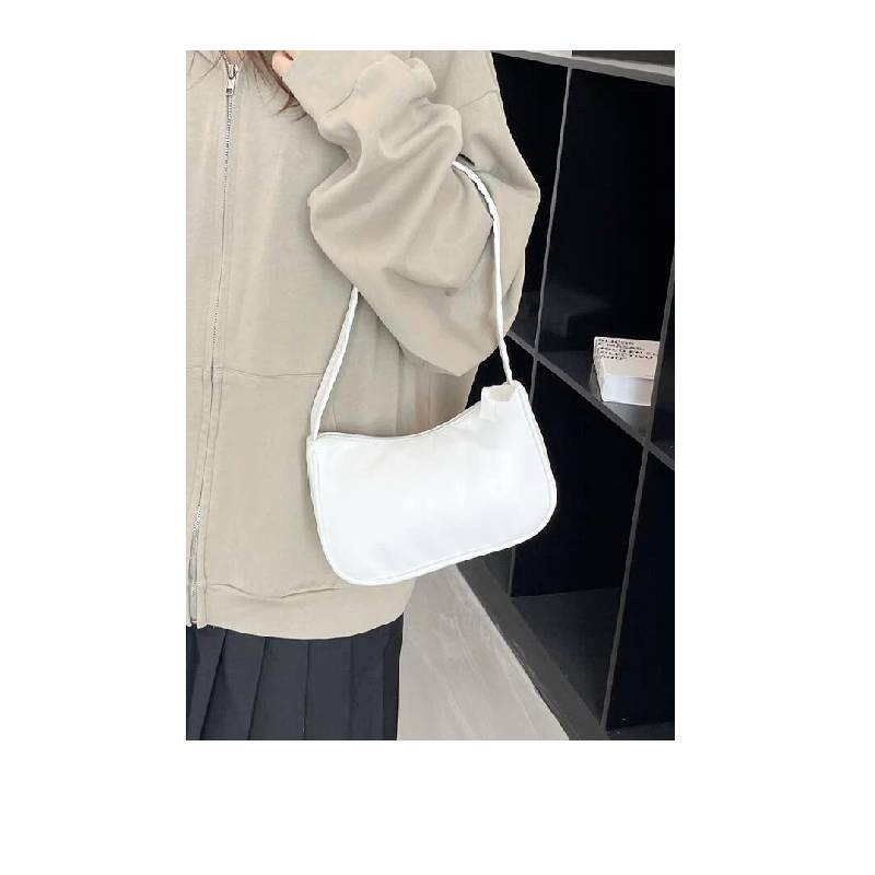 GENERICO Cartera Blanca Minimalista 