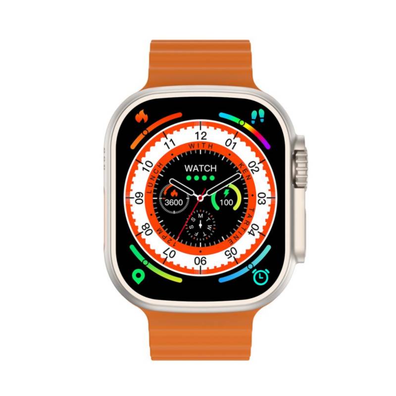 Reloj Inteligente Smart Watch Ultra A+ Naranja