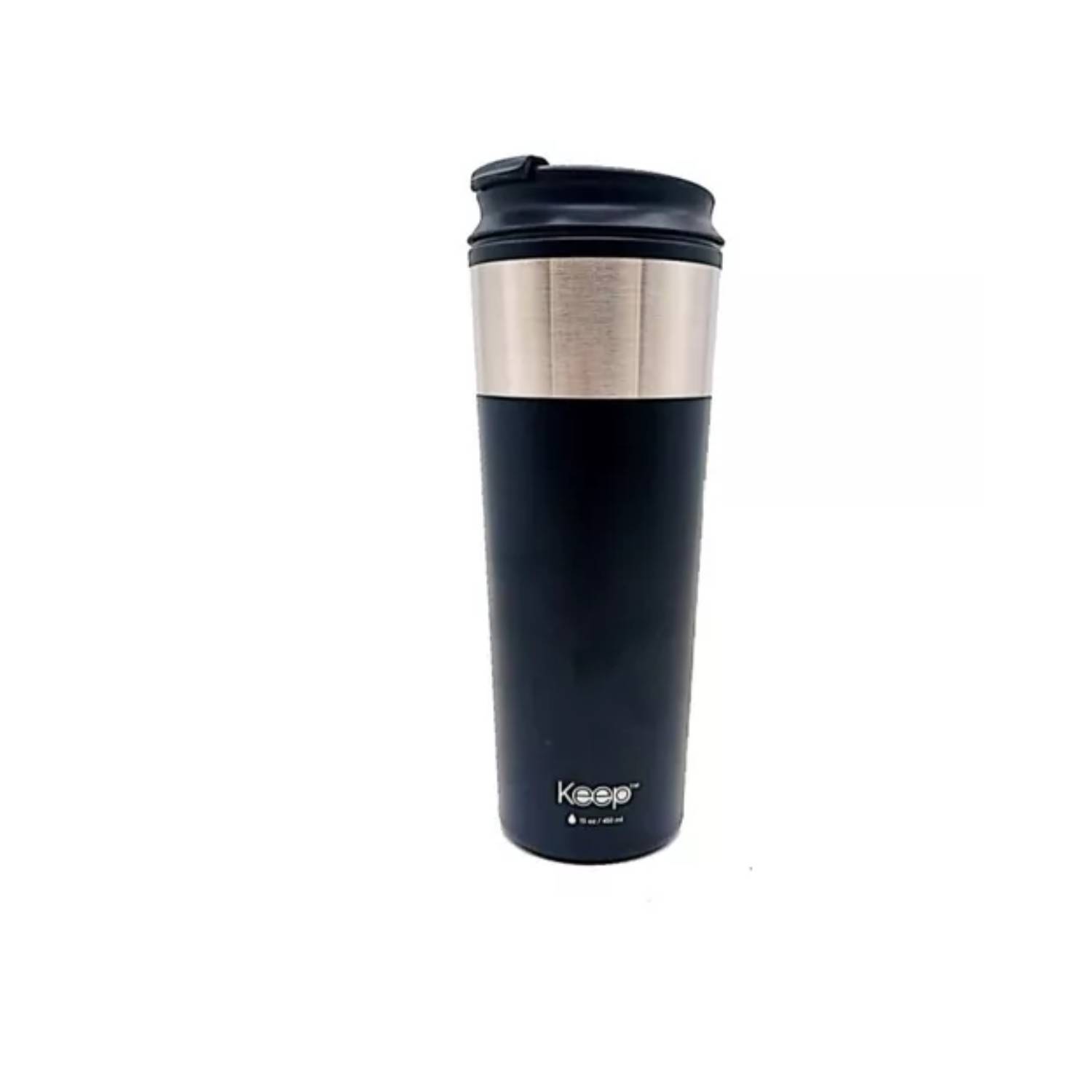 GENERICO Termo Para Cafe Mug Vaso Termico 620 ml Sellable Acero  Inoxidable-Negro