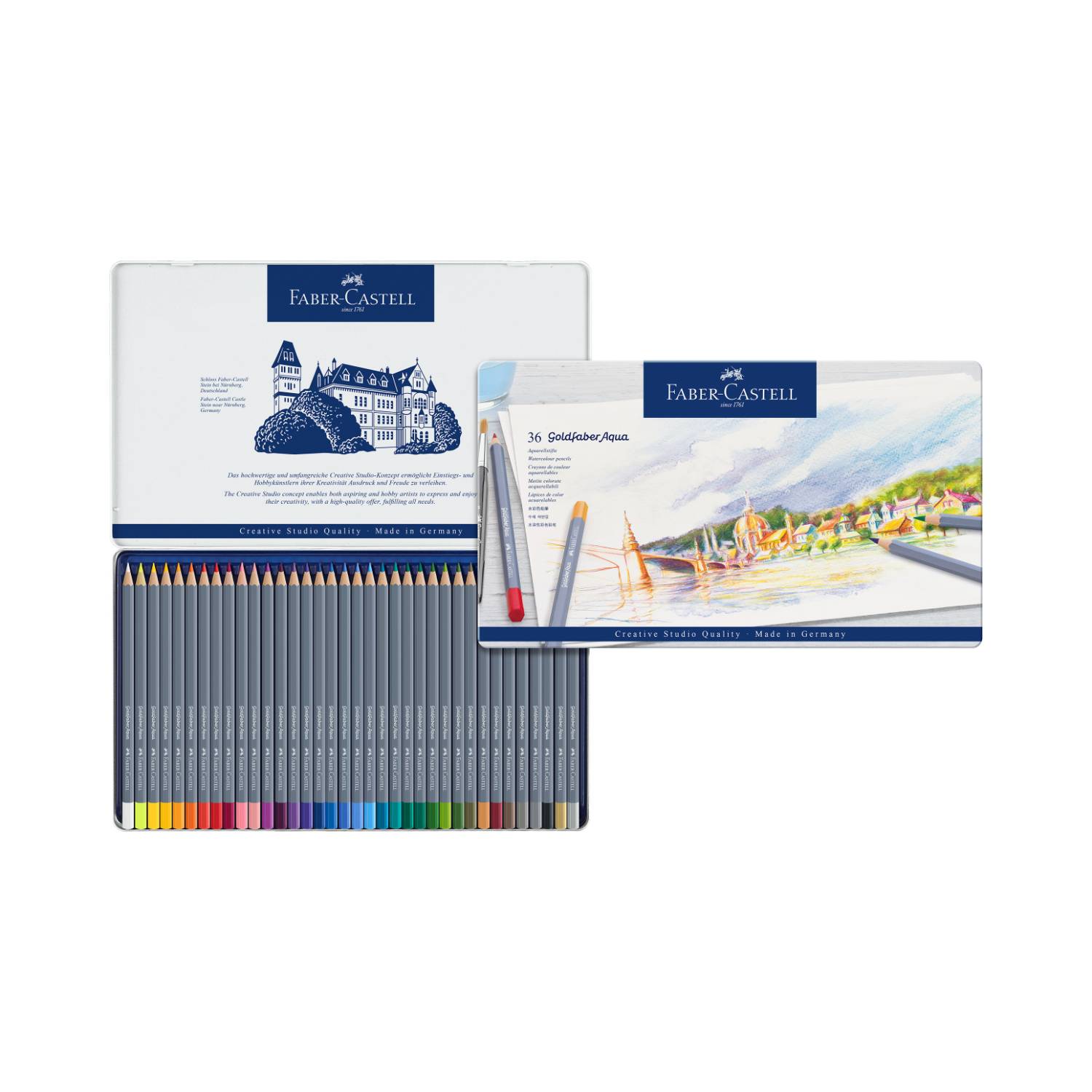 Set de Lápices de Colores Faber Castell Ecolapiz en Lata X12