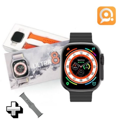 IRM Reloj Smartwatch Serie 8 Ultra Qs8 Compatible iPhone Android