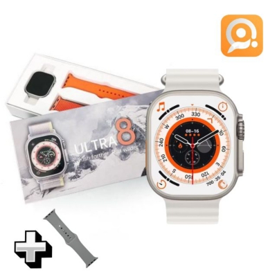 IRM Reloj Smartwatch Serie 8 Ultra Qs8 Compatible iPhone Android Llamadas