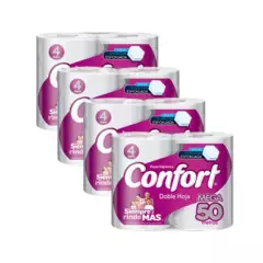 CONFORT - Papel Higiénico Confort 50 Mts X16 Rollos