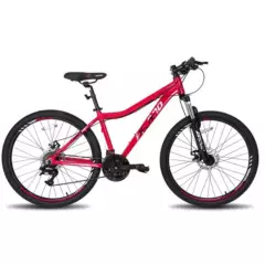 HILAND - Bicicleta Mtb HILAND Aro 26 Rojo + Funda gratis