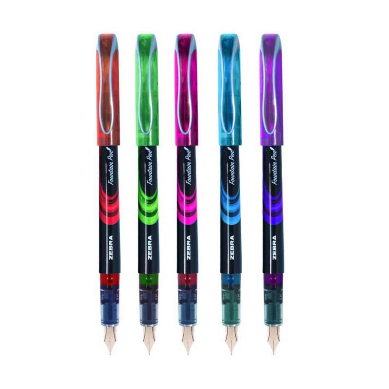 ZEBRA Set de 5 Plumas Z Fountain Pen Zebra 