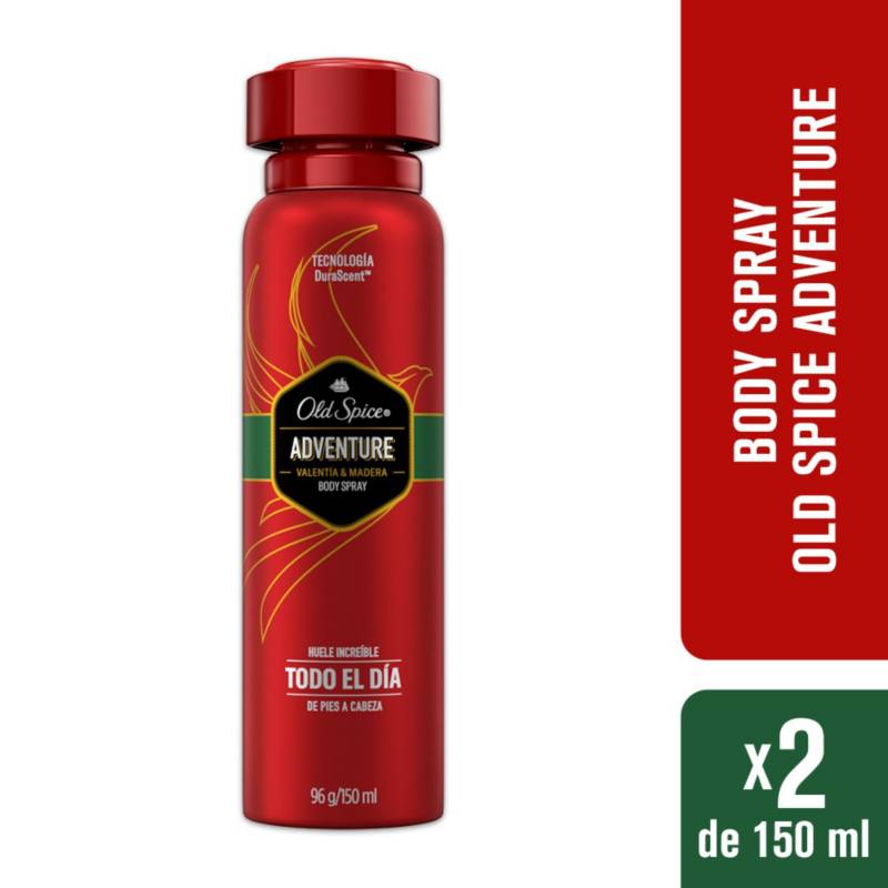 OLD SPICE - Pack 2 Old Spice Adventure Body Spray, 150ml