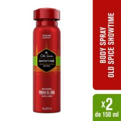 OLD SPICE - Pack 2 Body Spray Old Spice Showtime, 150ml