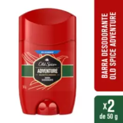 OLD SPICE - Pack 2 Barra Desodorante Old Spice Adventure 50g
