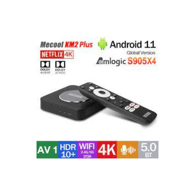 MECOOL km2 Plus TV-BOX 4K Negro