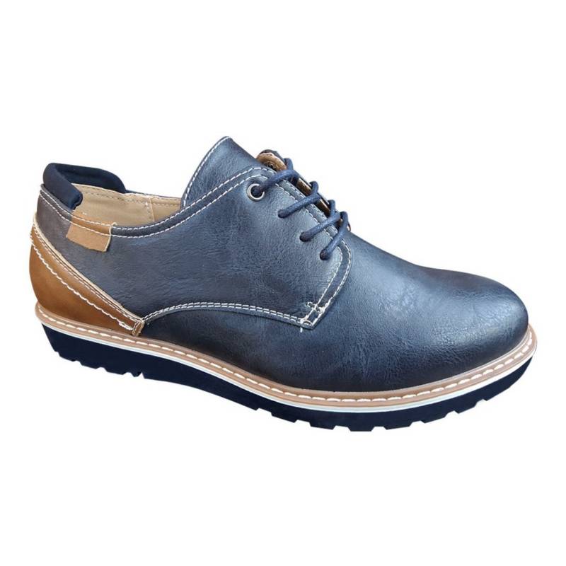 GENERICO - Zapato Oxford Ejecutivo De Hombre Casual Azul - 7115