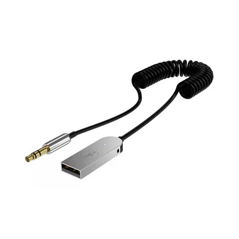 GENERICO Receptor Adaptador Audio Bluetooth Usb 3.5mm Auxiliar GENERICO