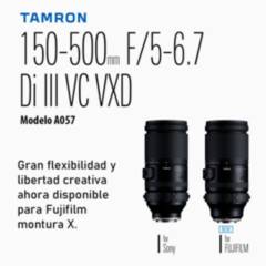 TAMRON - Lente Tamron A057x 150-500 Mm F5-67 Para Fuji Montura X