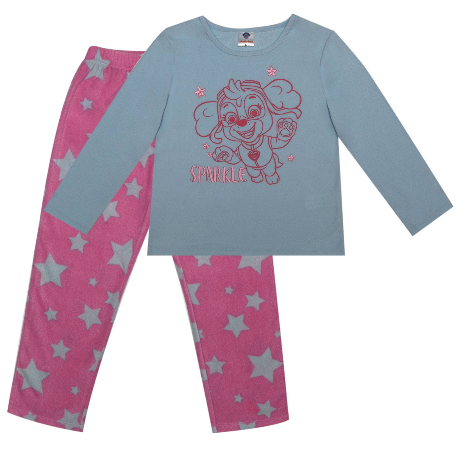 Paw Patrol - Pijama polar para niños (100% poliéster)