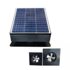 GENERICO - Extractor de aire solar 40W - ventilación de entretecho
