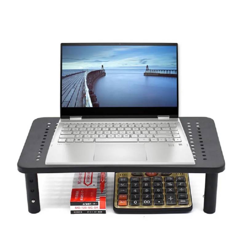 Soporte Base para Monitor, notebook, impresora, multiuso con 3 niveles de  elevac