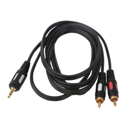 Cable De Audio Aux 2X1 (3.5mm a RCA) CAV02 HIFI