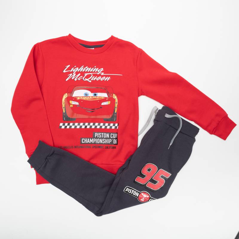 DISNEY Conjunto Buzo Ni o Cars Championship Rojo Disney