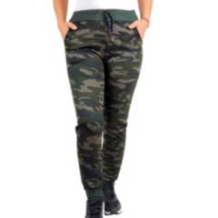 LIKE SHOP - Pantalón Buzo Diseño Militar Mujer Invierno Jogger Camuflado