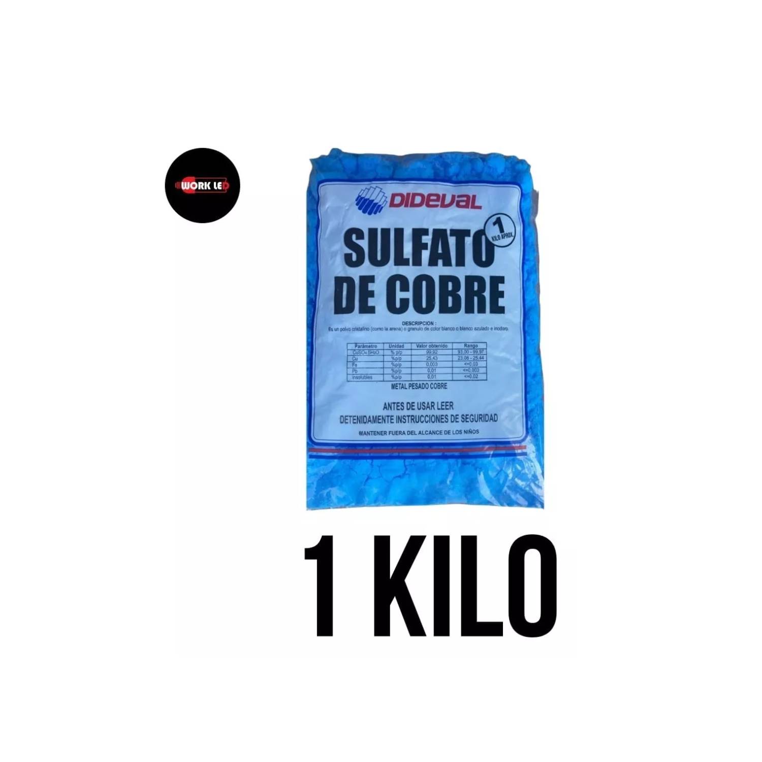 Sulfato de Cobre Kilo