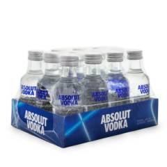 ABSOLUTE - 12 Miniaturas Vodka Absolut Blue Original (50 ml) ABSOLUTE