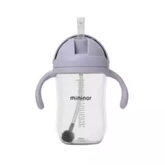 MININOR - Vaso Con Bombilla Mininor 330 ml