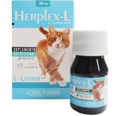 Dragpharma - Herplex L Lisina 30ml Suplemento Para Gatos Dragpharma