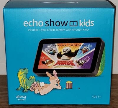 Echo Show 5 (2.ª generación) Kids, con controles parentales Camaleón