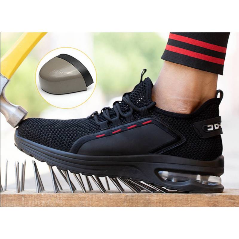 GENERICO Zapatos Seguridad ligeros para hombres cómodos - |